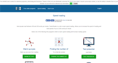 Desktop Screenshot of fasterreader.eu