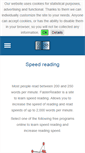 Mobile Screenshot of fasterreader.eu